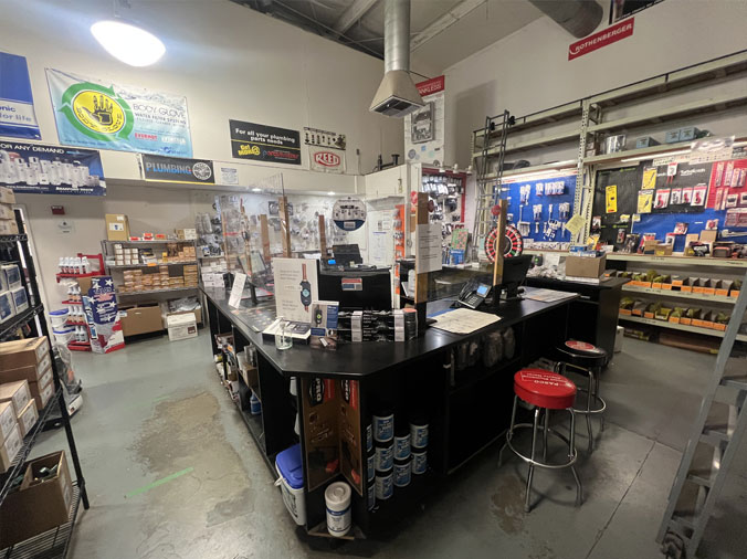Heieck Supply interiot service counter