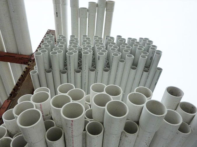 PVC pipes at Heieck Supply Wholesale Plumbing