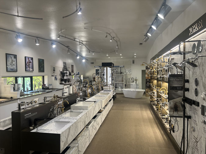 Heieck Supply Kitchen & bath Showroom interior